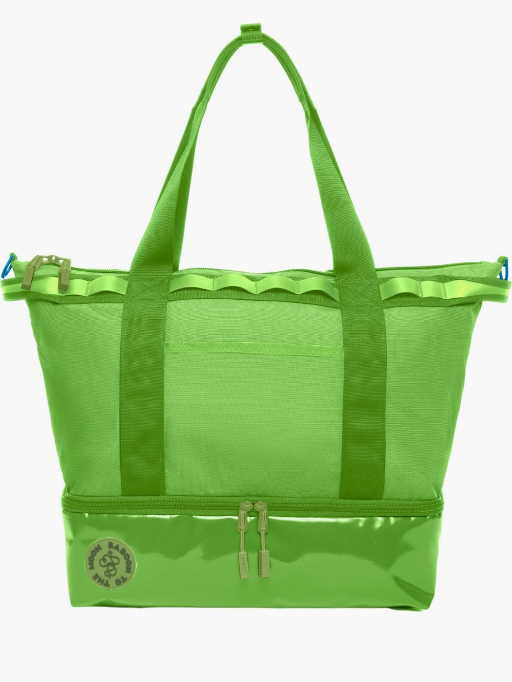 NWT B2TM Baboon To The Moon Medium Weekender Tote Lime Breeze Beach Day Bag NEW